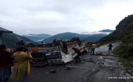 चंबा बस हादसा: तीसा बैरागढ़ मार्ग पर बस पलटने से 7 की मौत और 11 घायल