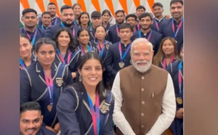 'जो खेलेगा वो खिलेगा'; पीएम मोदी ने कॉमनवेल्थ गेम्स मेडलिस्ट से की मुलाकात