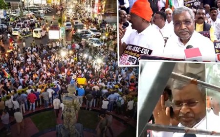 रांची में छात्रों का विधानसभा मार्च: सीएम आवास के बाहर बीजेपी का धरना, बाबूलाल मरांडी हिरासत में