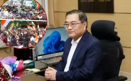 JPSC के पूर्व चेयरमैन एल खियांगते गिरफ्तार रांची में छात्रों के बवाल के बीच CID का बड़ा एक्शन
