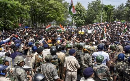 रांची में छात्रों पर लाठीचार्ज: विधानसभा घेराव के दौरान पुलिस की कार्रवाई, राहुल गांधी ने जताया विरोध