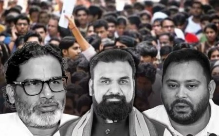बिहार की राजनीति में युवाओं का दबदबा: पीके का जॉब ऑफर, सम्राट की ट्रेनिंग और तेजस्वी का मार्च