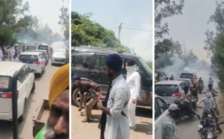 अंबाला NH 44 पर भारी बवाल: 6 घंटे जाम के बाद पुलिस पर हमला, DSP समेत 7 घायल