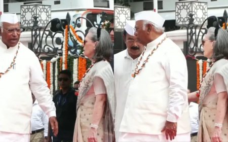 स्वतंत्रता दिवस पर कांग्रेस कार्यालय में वंदे मातरम पर विवाद, सोनिया गांधी का वीडियो वायरल