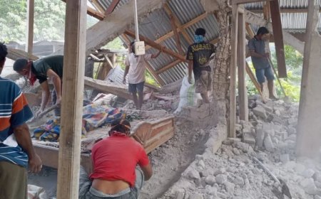 इंडोनेशिया भूकंप: 7.7 की तीव्रता के बाद 6.5 का एक और झटका, 40 की मौत