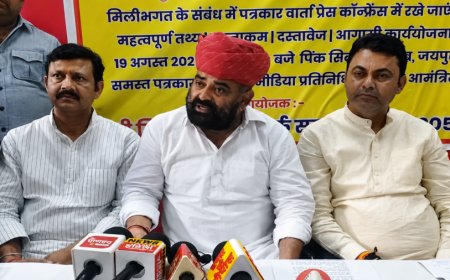 जयपुर भूमि विवाद: पूर्व महापौर के पति राजाराम गुर्जर पर रातों-रात सड़क बनाने का आरोप