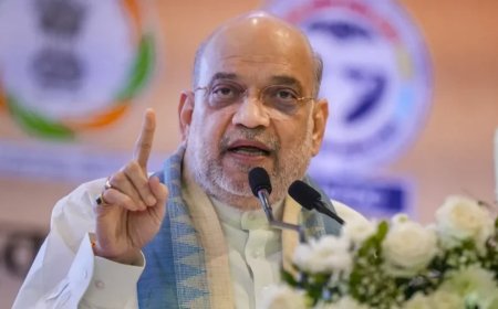 अमित शाह का कांग्रेस पर प्रहार: 1937 में वंदे मातरम के दो टुकड़े कर रखी थी विभाजन की नींव