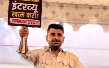 रविंद्र सिंह भाटी की मांग 4200 ग्रेड पे तक की भर्तियों से साक्षात्कार खत्म हो