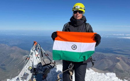 सीकर की बेटी पूनम कंवर ने यूरोप की सबसे ऊंची चोटी माउंट एल्ब्रुस पर फहराया तिरंगा