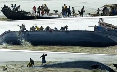 भागलपुर नाव हादसा: गंगा नदी में डूबी मजदूरों से भरी नाव, 19 का रेस्क्यू और 2 की तलाश जारी