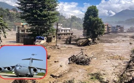 नेपाल में बाढ़ का तांडव: वायुसेना का C17 विमान काठमांडू के लिए तैयार, 400 लोग लापता