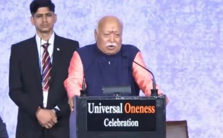 भारत के डीएनए में एकता और विविधता, मैडिसन स्क्वायर में बोले आरएसएस प्रमुख मोहन भागवत