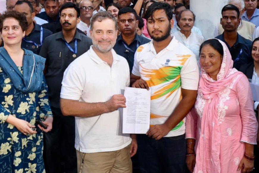 राहुल गांधी का 6 घंटे धरना: पैलेट गन मामले में दिल्ली पुलिस ने दर्ज की FIR, छात्र साहिल को मिलेगा न्याय