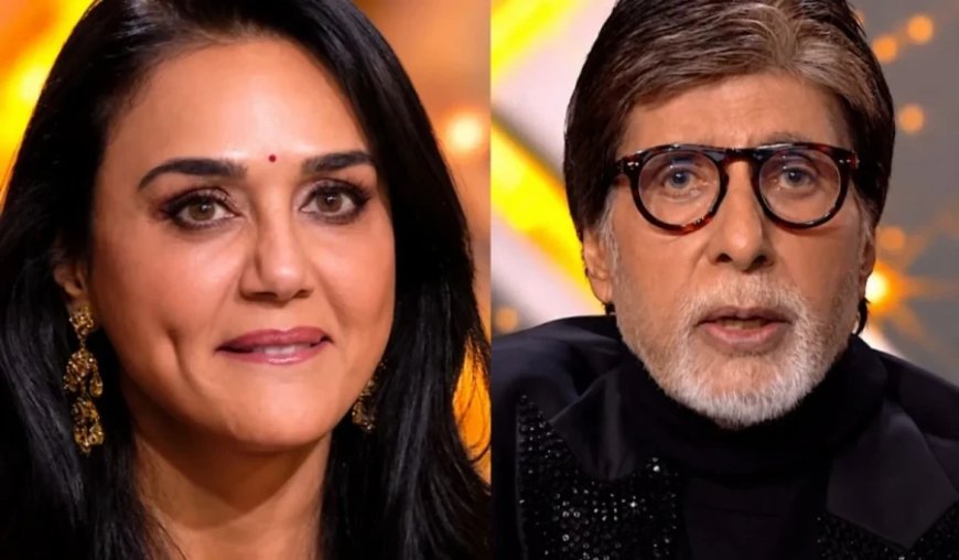 केबीसी के सेट पर अमिताभ बच्चन ने प्रीति जिंटा से की शिकायत, सबूत भी दिखाया