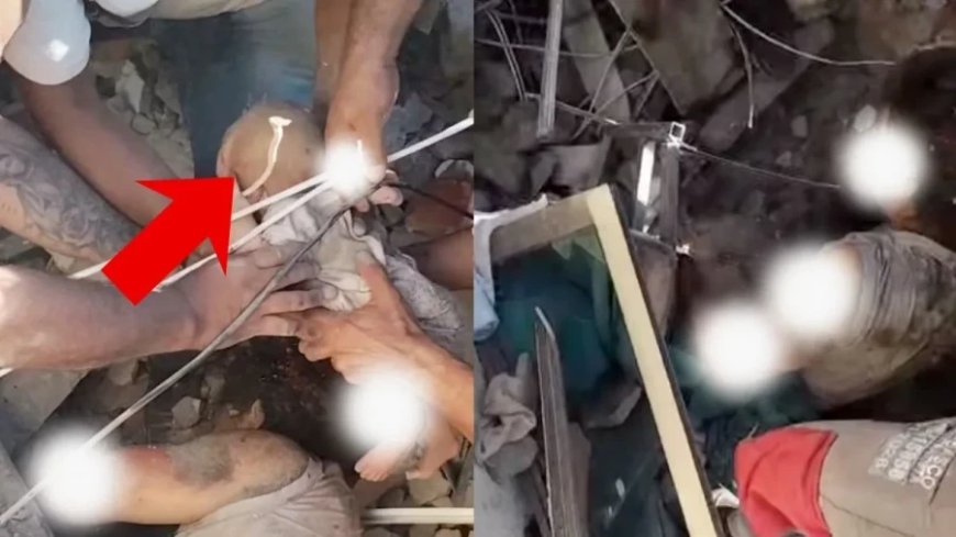 कोलंबिया में 7.4 तीव्रता के भूकंप के बाद मलबे से जिंदा निकाला गया नवजात, रेस्क्यू का वीडियो वायरल