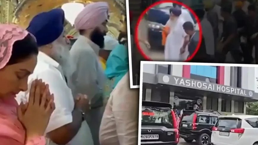 सुखबीर सिंह बादल पर महाराष्ट्र के नांदेड़ में कृपाण से हमला, अस्पताल में भर्ती