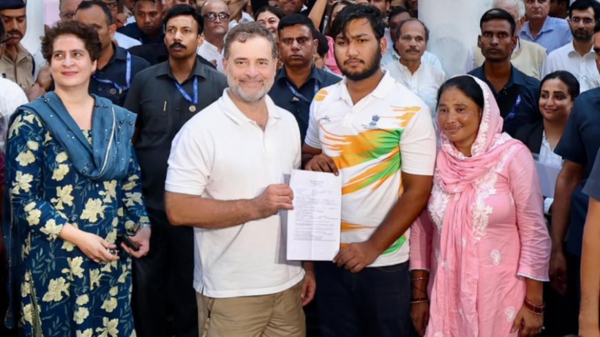 राहुल गांधी का 6 घंटे धरना: पैलेट गन मामले में दिल्ली पुलिस ने दर्ज की FIR, छात्र साहिल को मिलेगा न्याय