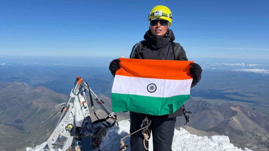 सीकर की बेटी पूनम कंवर ने यूरोप की सबसे ऊंची चोटी माउंट एल्ब्रुस पर फहराया तिरंगा