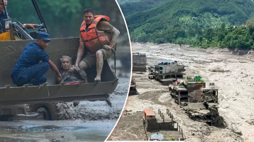 नेपाल में फिर जलप्रलय का खतरा: तिब्बत में झील टूटने से भारी बाढ़ का अलर्ट