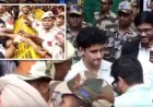 दिल्ली: संसद मार्ग थाने पर CJP का प्रदर्शन, स्वतंत्र भारद्वाज की गिरफ्तारी की मांग
