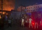 जयपुर के सीतापुरा में कार वर्कशॉप में भीषण आग, 8 लग्जरी गाड़ियां जलकर खाक