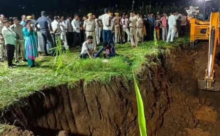 अलवर बोरवेल रेस्क्यू: पतंग लूटते समय 50 फीट गहरे बोरवेल में गिरा 9 साल का भानु