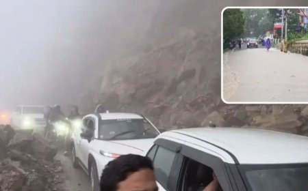 उत्तराखंड में बारिश का तांडव: 2 जिलों में रेड अलर्ट, स्कूल बंद और 17 सड़कें ठप