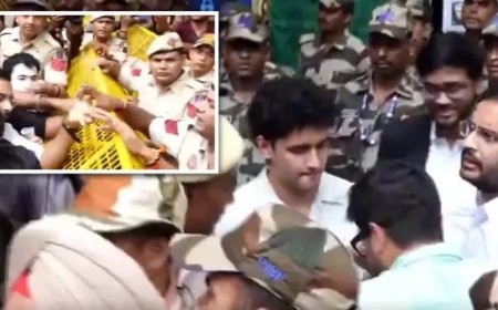 दिल्ली: संसद मार्ग थाने पर CJP का प्रदर्शन, स्वतंत्र भारद्वाज की गिरफ्तारी की मांग