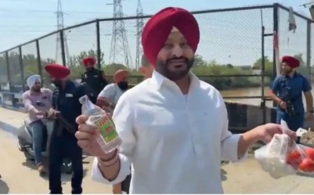 रवनीत सिंह बिट्टू हिरासत में: सीएम भगवंत मान के काफिले के बाहर प्रदर्शन, बढ़ी सियासी हलचल