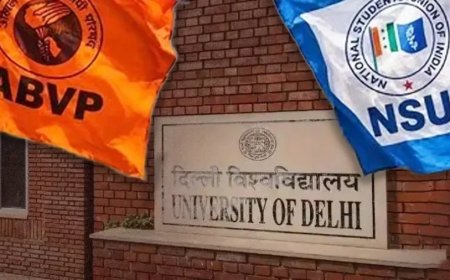DUSU चुनाव परिणाम: अध्यक्ष पद पर NSUI की बढ़त, सचिव पद पर ABVP आगे