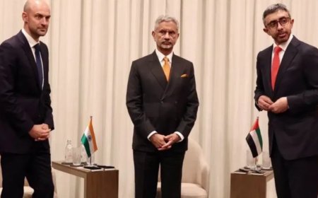 भारत फ्रांस और यूएई की त्रिपक्षीय बैठक: अंतरिक्ष एआई और पश्चिम एशिया के हालातों पर हुआ मंथन