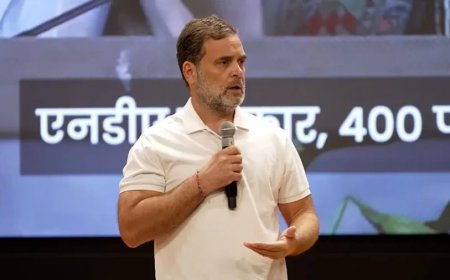 राहुल गांधी ने की मुख्य चुनाव आयुक्त ज्ञानेश कुमार के इस्तीफे की मांग
