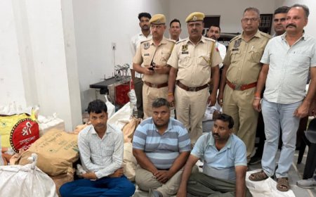 जयपुर में नकली घी की पैकिंग सामग्री बनाने वाले गिरोह का भंडाफोड़, मुख्य सरगना समेत तीन गिरफ्तार