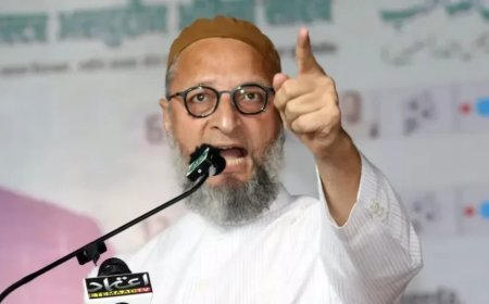 ओवैसी का बीजेपी और कांग्रेस पर तीखा प्रहार: कहा मुसलमानों को सिर्फ वोट बैंक और शो ब्वॉय बनाकर रखा गया