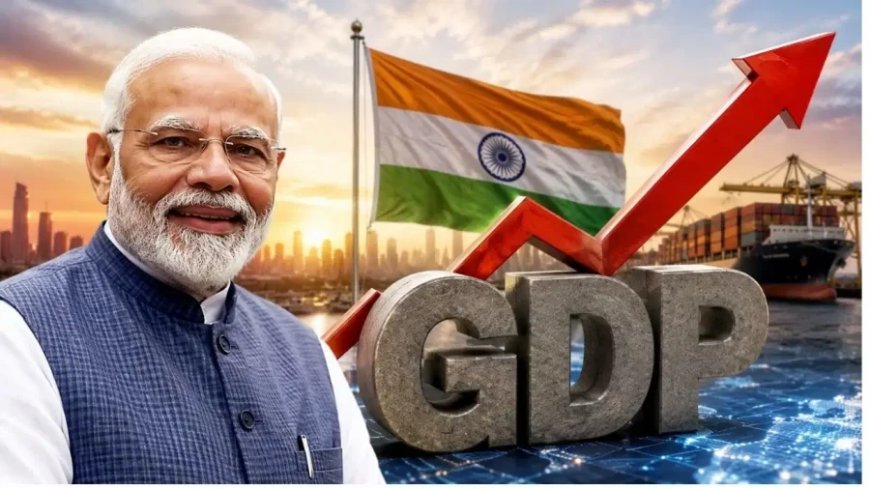 7 दशमलव 8 प्रतिशत की जीडीपी ग्रोथ से गदगद पीएम मोदी वैश्विक संकट के बीच भारत का कमाल