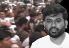 तिरंगा मार्च से पहले अभिजीत दिपके हिरासत में, सीपी में भारी पुलिस बल तैनात