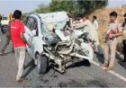 चूरू में दर्दनाक सड़क हादसा कार और ट्रेलर की भिड़ंत में 6 लोगों की मौत