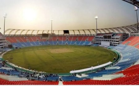 भारत-वेस्टइंडीज T20I पर बाढ़ का खतरा, लखनऊ के इकाना स्टेडियम तक पहुंचा पानी