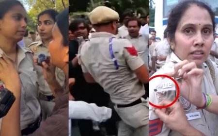 दिल्ली कांग्रेस प्रदर्शन: राहुल और प्रियंका गांधी पर FIR, पुलिसकर्मियों से बदसलूकी के वीडियो आए सामने