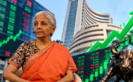 वित्त मंत्री के बयान से शेयर बाजार में बहार, सेंसेक्स 1109 अंक उछला