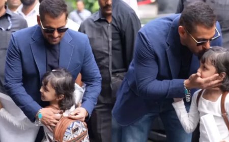 सलमान खान ने टाइट सिक्योरिटी के बीच नन्ही फैन को लगाया गले, वीडियो वायरल होते ही फैंस ने लुटाया प्यार