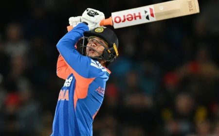 अभिषेक शर्मा का वेलिंगटन में तूफान, 35 गेंदों पर जड़ा सबसे तेज टी20 शतक