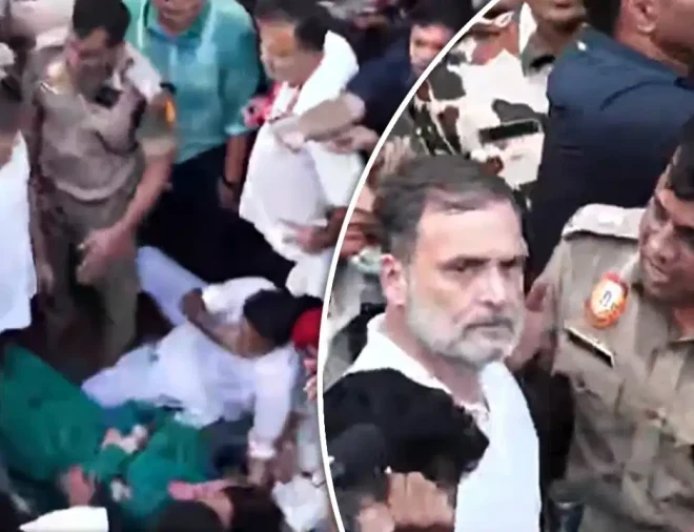 जंतर-मंतर नहीं पहुंच पाया विपक्ष, दिल्ली पुलिस ने राहुल और प्रियंका गांधी को हिरासत में लेकर छोड़ा