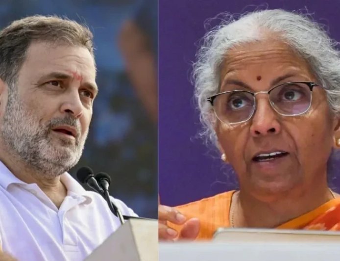 निर्मला सीतारमण का राहुल गांधी को जवाब, हर मुद्दे पर राजनीति से बचने की सलाह
