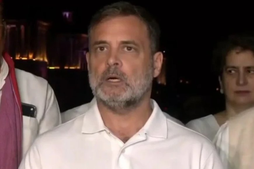राष्ट्रपति से मिले राहुल गांधी: विपक्ष ने की बैलेट पेपर और चुनाव आयुक्त को हटाने की मांग