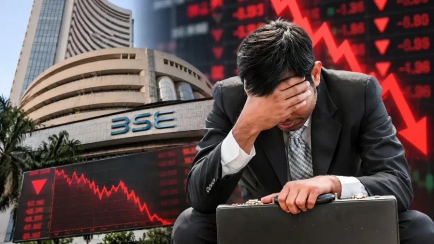 शेयर बाजार में हाहाकार: सेंसेक्स 72000 के नीचे फिसला, निवेशकों के 6 लाख करोड़ डूबे