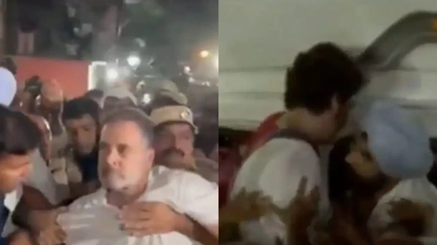 दिल्ली पुलिस ने राहुल और प्रियंका गांधी को लिया हिरासत में, चुनाव आयोग के खिलाफ प्रदर्शन पर भारी हंगामा