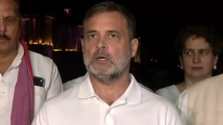 राष्ट्रपति से मिले राहुल गांधी: विपक्ष ने की बैलेट पेपर और चुनाव आयुक्त को हटाने की मांग